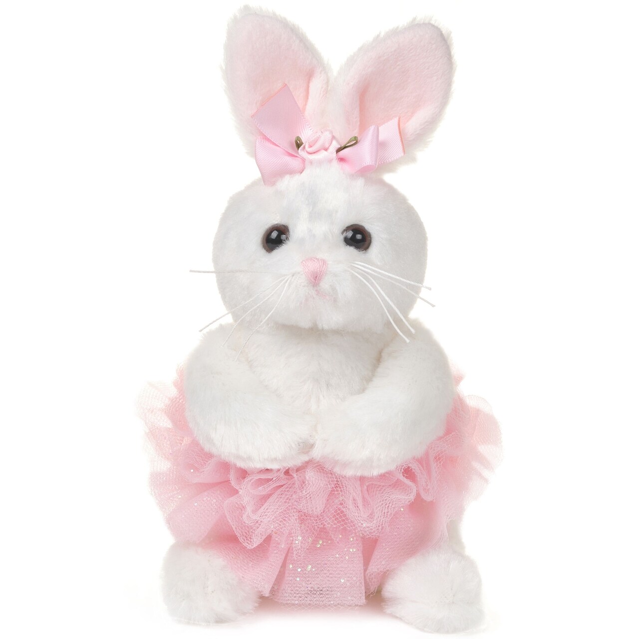 Bearington Collection Ballerina Stuffed Animal - Ballet Doll - Dance Recital Gifts for Girls - Bunny Lil' Twirls - 6"